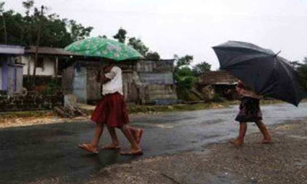 2 cm rainfall in Doma,Kodangal and Peddamul
