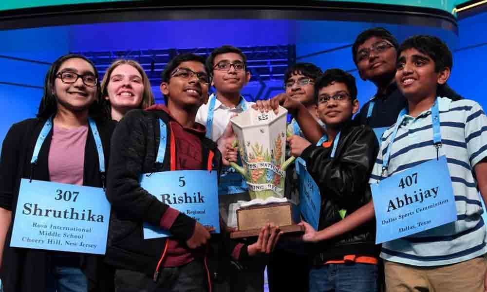 7 Indian-American students crack Spelling Bee