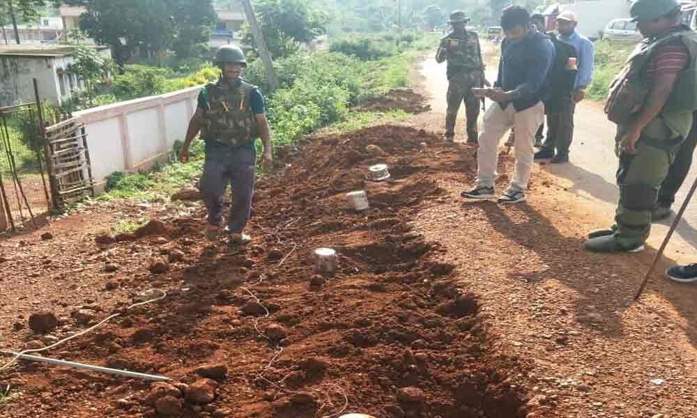 Beware of landmines, police told