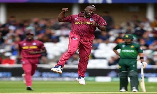 West Indies v Pakistan World Cup scoreboard