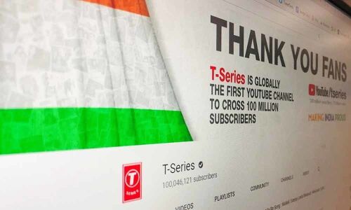 T-Series set the record of first YouTube channel to cross 100 million subscribers