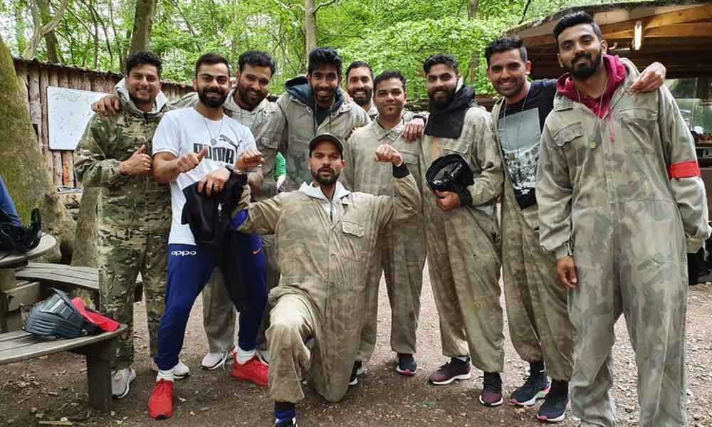 ICC World Cup 2019: India play paintball ahead of clash against South Africa