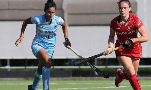 Indian junior womens hockey team beat Canada 2-0