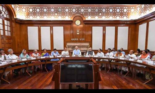 Rashtrapati Bhavan announces the four Cabinet Committee on Security (CCS) ministries