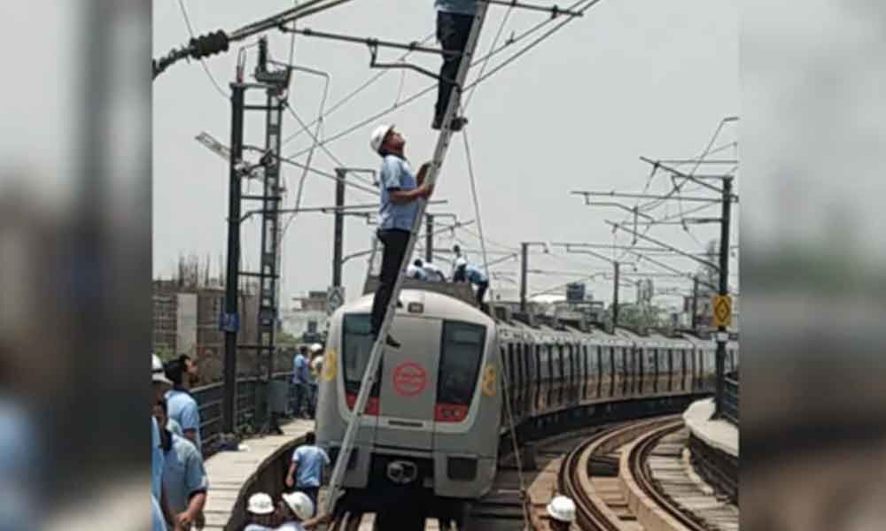 Delhi Metro Station Closed Briefly After Car Catches Fire Near Entrance
