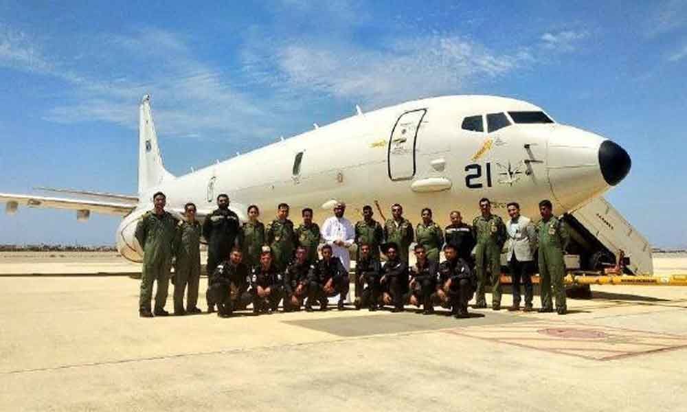Indian Navys P8I carrying out surveillance sorties in Gulf of Aden