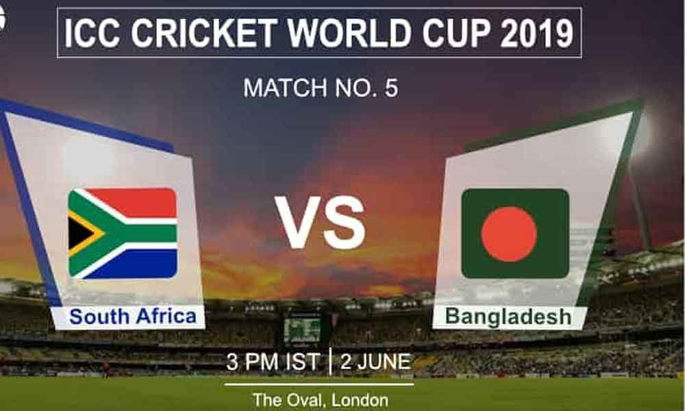 ICC Cricket World Cup 2019 Match 5, RSA vs BAN Match Prediction: Who will win todays match?