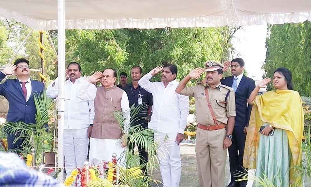 Home Minister Mahamud Ali takes part in Formation Day