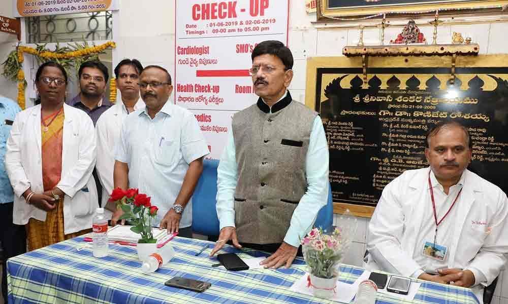SVIMS conducts health camp for TTD employees