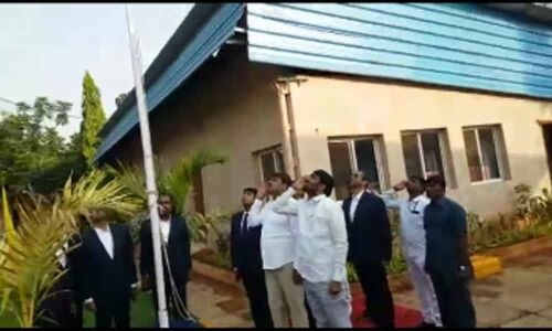 GHMC staff enthusiastically celebrated state formation day