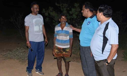 Task Force personnel nab one smuggler, seize 9 red-sander logs