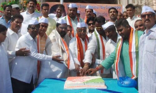 Tributes paid to martyrs on TS Formation Day