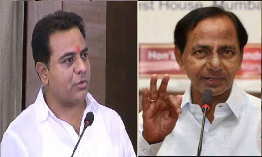 KCR and KTR congratulates TRS leaders for victory in Council elections