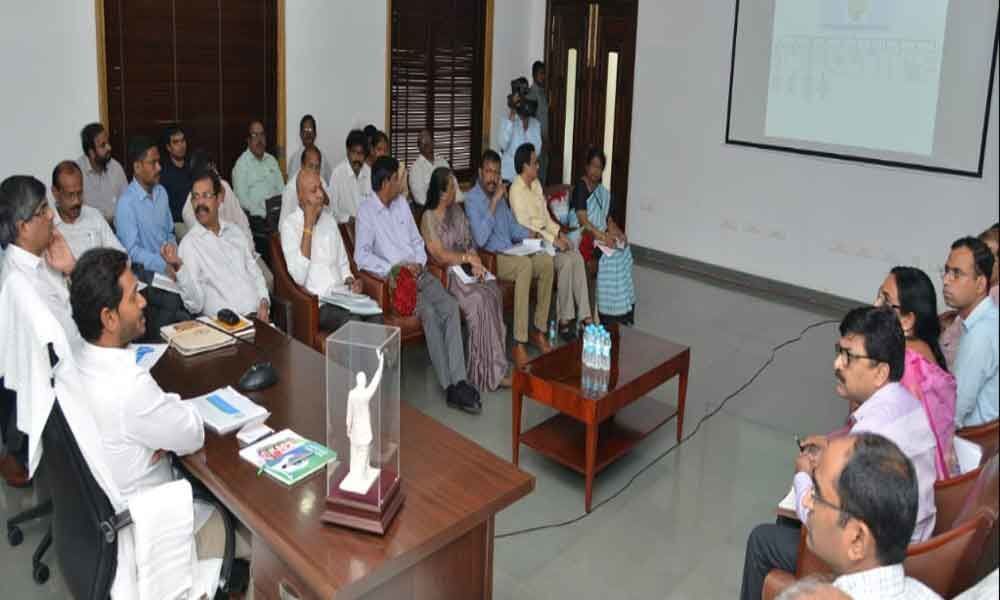 CM YS Jagan suggesting on health policy