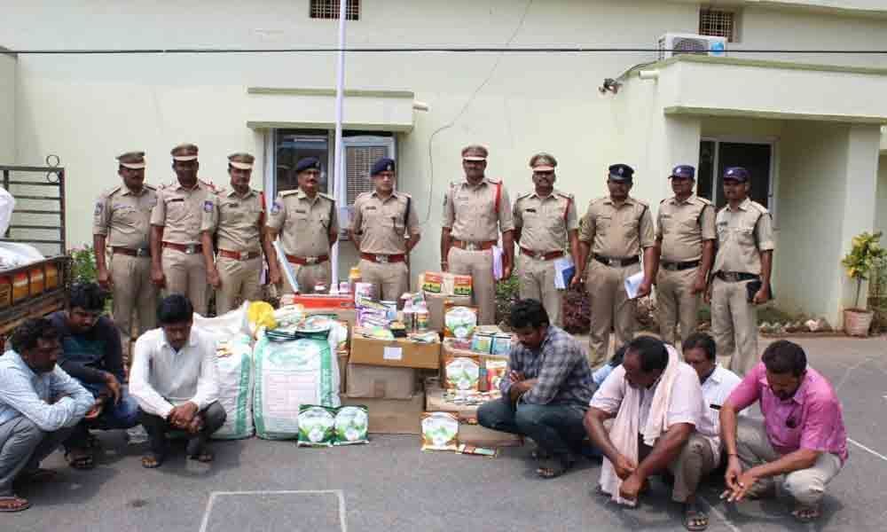 Kothagudem cops seize 15 quintals of fake cotton seeds