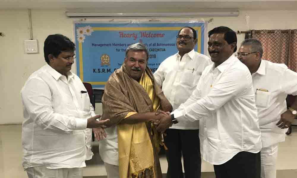 Gangi Reddy selected president of autonomous colleges in Rayalaseema