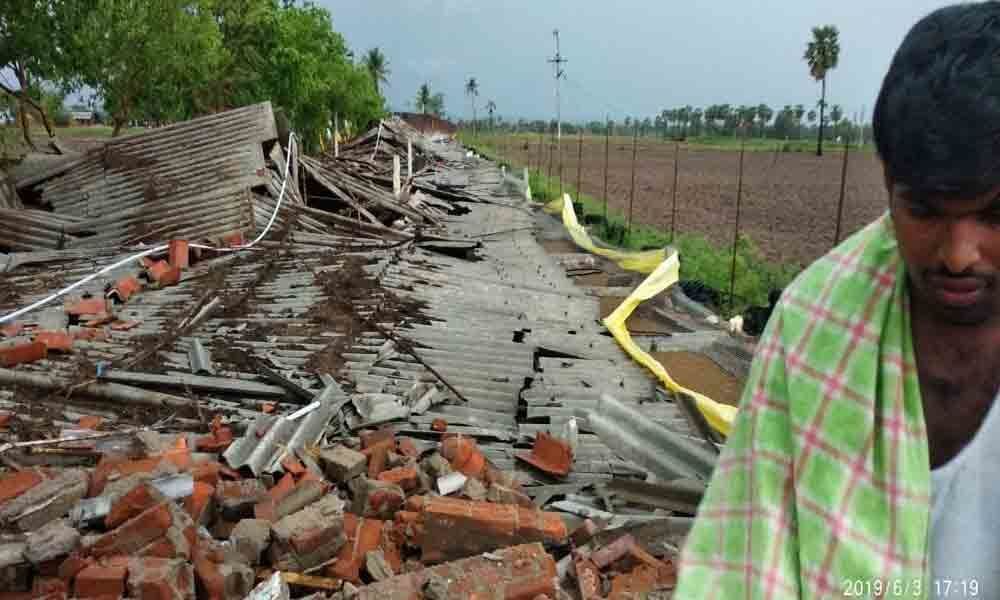 Rain fury: Man killed poultry farm collapsed