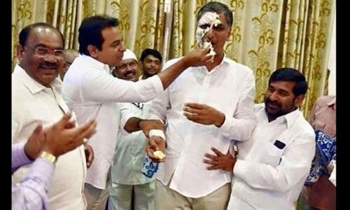 KTR wishes Harish Rao on his birthday