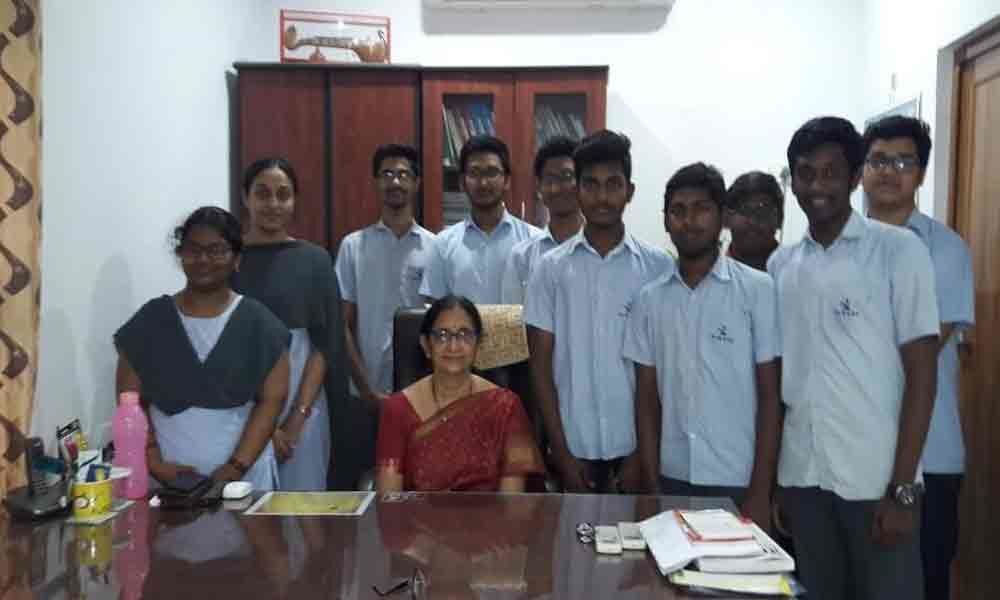 Sarada students excel in EAMCET