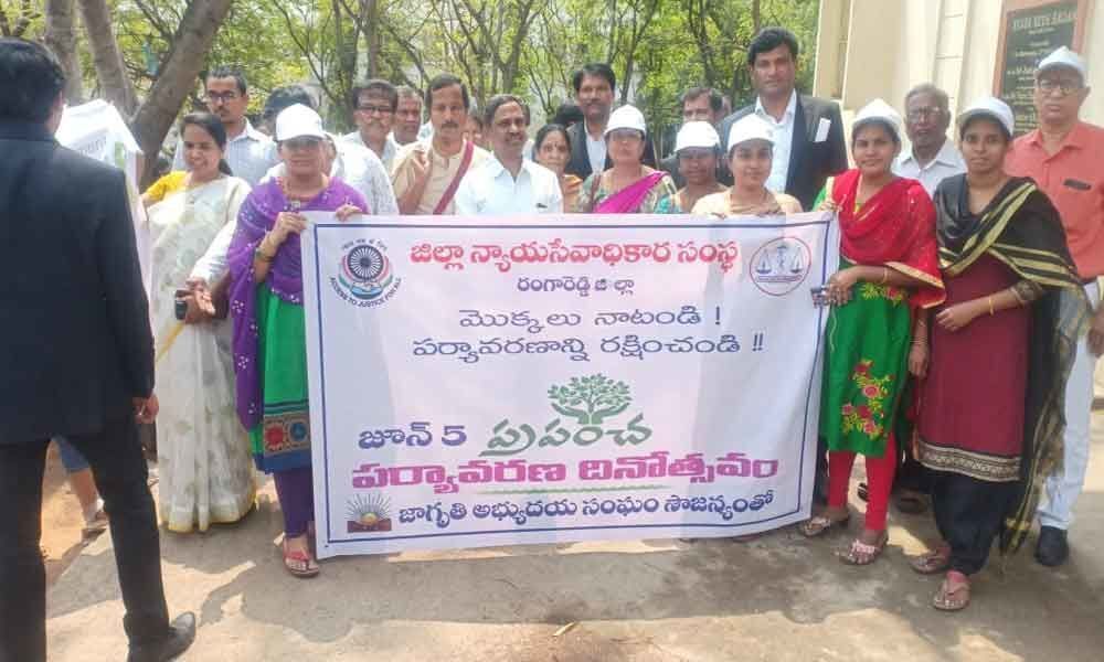 Awareness rally held on environment protection
