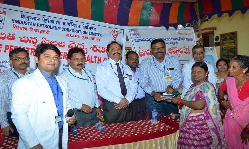 HPCL-VR conducts medical camp for children
