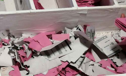 Termites eat ballot papers in Bhupalpally