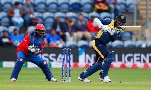 Afghanistan bowl against Sri Lanka in World Cup
