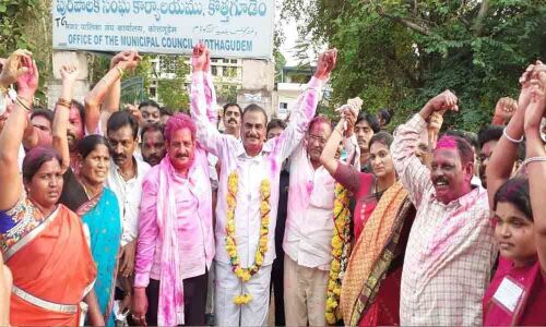 TRS sweeps Parishad polls in Kothagudem