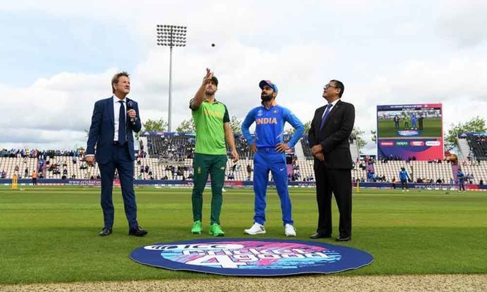 ICC Cricket World Cup 2019:South Africa option to bat against India
