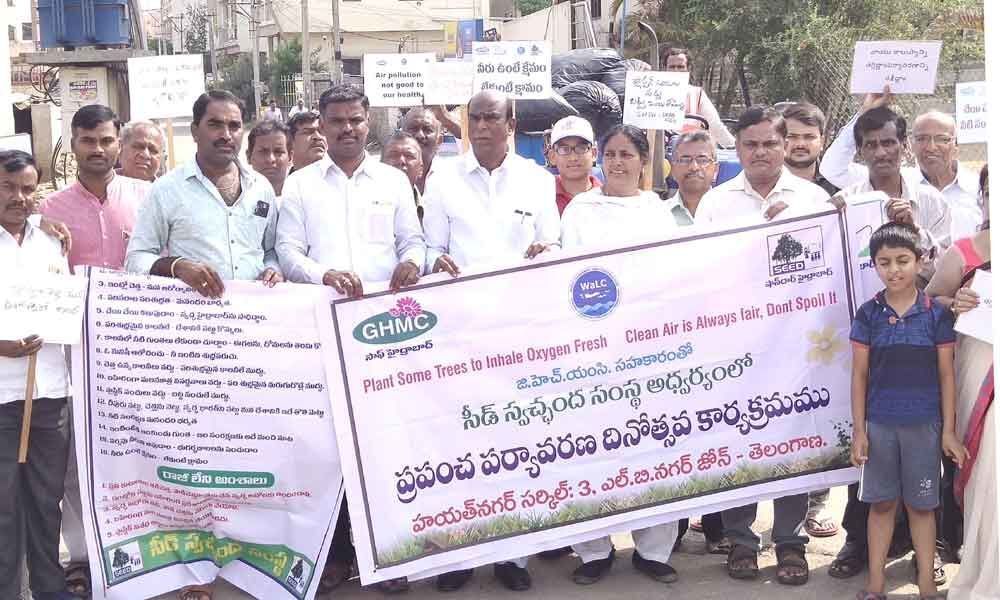 Corporator Koppula Vittal Reddy conducts awareness drive