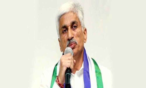 VijaySai Reddy appointed as YSRCPs  parliamentary Party Chief