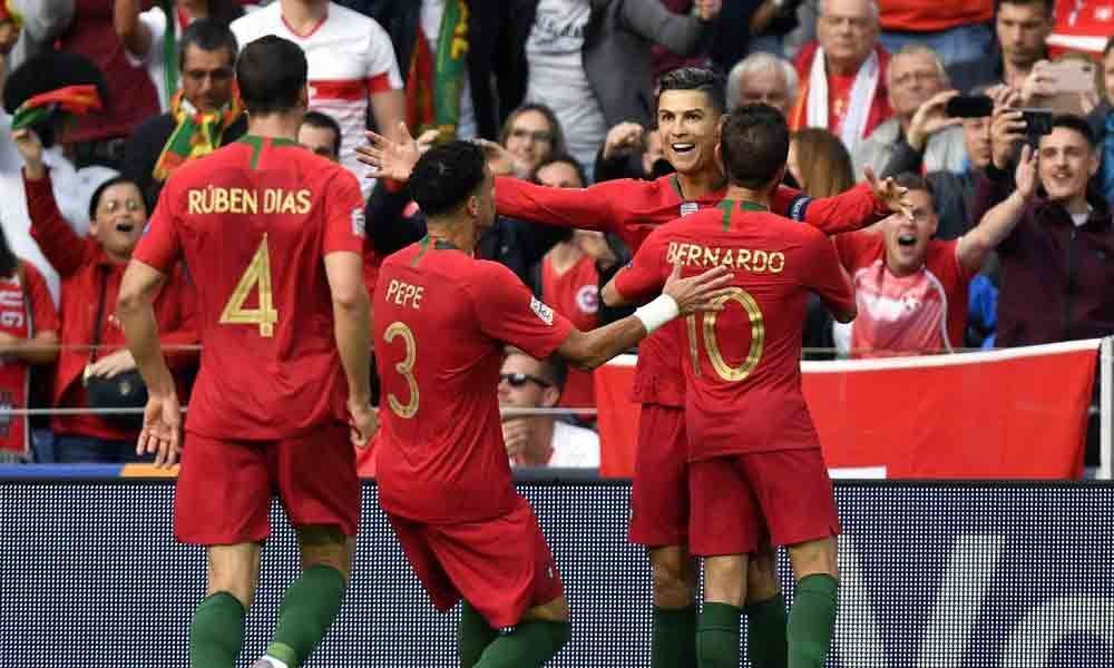 Ronaldo trick helps Portugal beat Switzerland