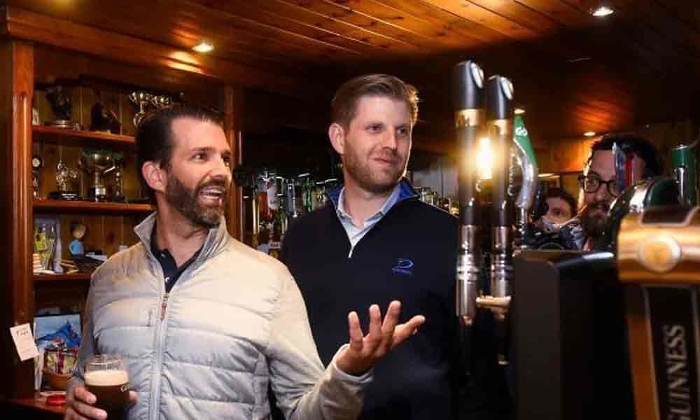 With free beers, Trump brothers thank devoted Irish village