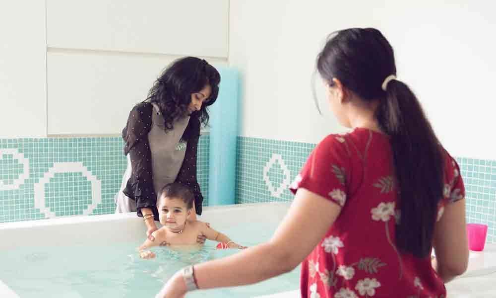 A healthy spa experience for newborn