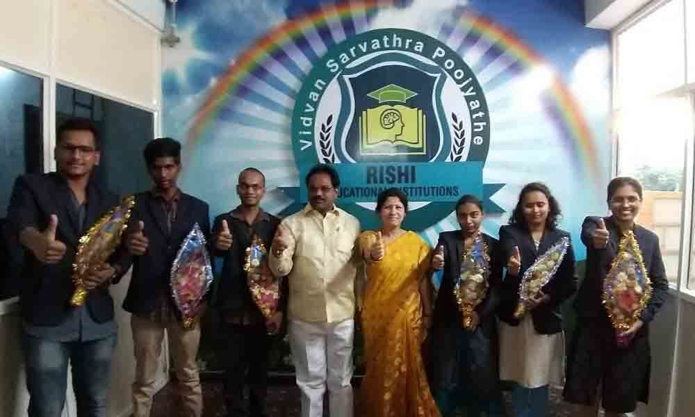 New Rishi students shine in  National Eligibility Entrance Test : Mahbubnagar