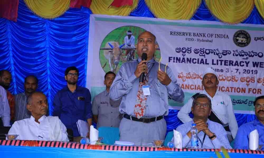 Financial literacy awareness meet held for farmers in Nizamabad