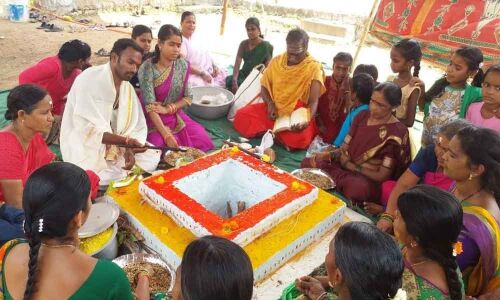 Celestial wedding of Lord Shiva, Parvathi held