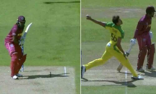 Poor umpiring costs Chris Gayle his wicket
