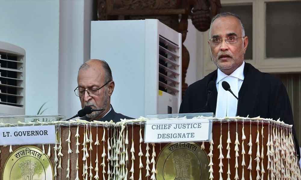 Justice Dhirubhai Naranbhai Patel takes oath as Chief Justice of Delhi HC