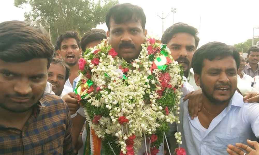 Giridhar Reddy elected as Mandal Praja Parishad