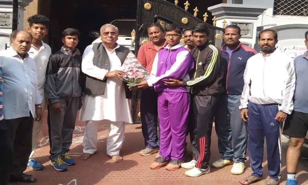 Sports persons thank V Hanumantha Rao