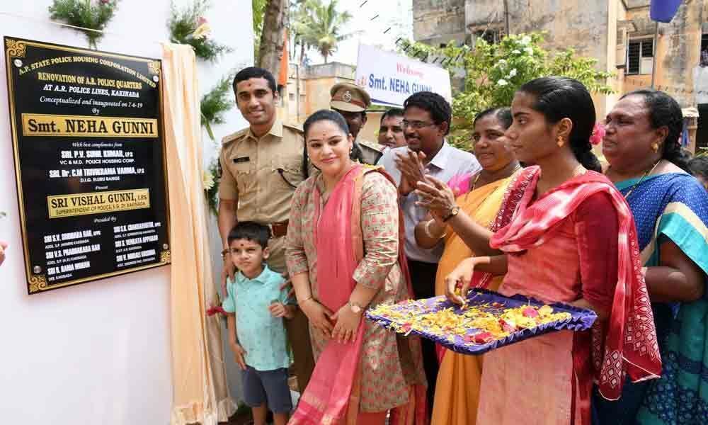 Renovated police quarters inaugurated
