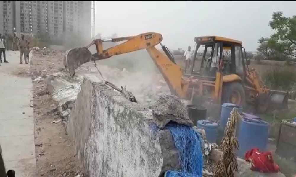 Demolition of unauthorised structures sparks tension
