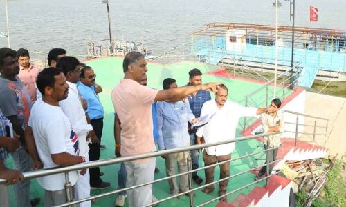 Suspension bridge on Komati Cheruvu soon