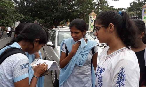 Students create awareness on cleaner Visakha