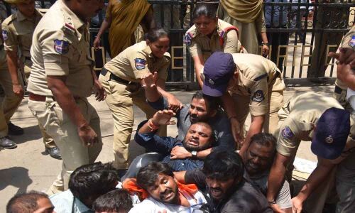 Akhil Bhartiya Vidyarthi Parishad demands ouster of BIE official, Minister