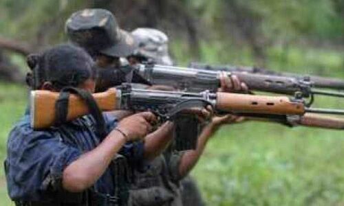 Maoists torch bus in Chhattisgarhs Bijapur district after asking passengers to alight