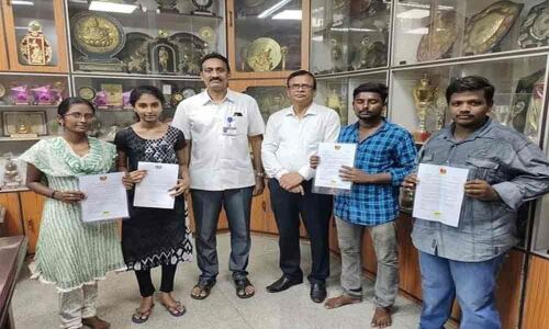 4 Siddhartha students selected in campus placement