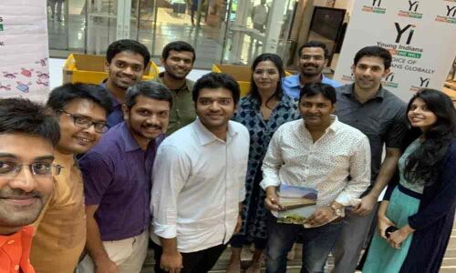 Yi Amaravati launches Book Donation Wall