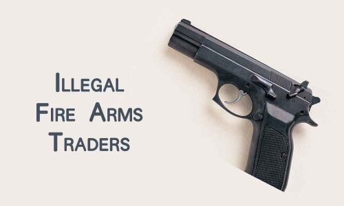 Two illegal firearms traders held